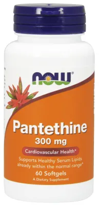 NOW Supplements Pantethine 300 mg - 60 Softgels