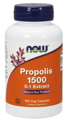NOW Supplements Propolis 1500 - 100 Veg Capsules