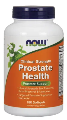 NOW Supplements Prostate Health Clinical Strength - 180 Softgels