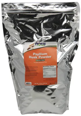 NOW Supplements Psyllium Husk Powder - 12 lbs.