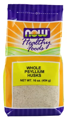 NOW Supplements Psyllium Husks, Whole - 16 oz.