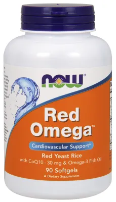 NOW Supplements Red Omega - 90 Softgels