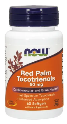 NOW Supplements Red Palm Tocotrienols 50 mg - 60 Softgels
