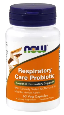 NOW Supplements Respiratory Care Probiotic - 60 Veg Capsules