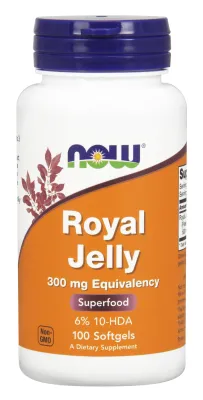 NOW Supplements Royal Jelly 300 mg - 100 Softgels