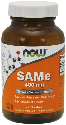 NOW Supplements SAMe 400 mg - 60 Tablets