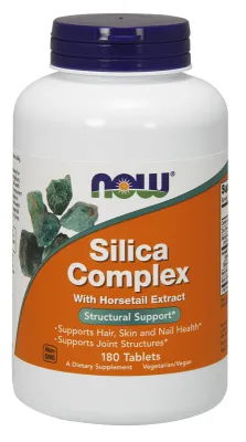 NOW Supplements Silica Complex - 180 Tablets