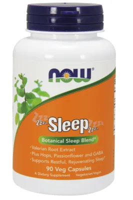 NOW Supplements Sleep - 90 Veg Capsules
