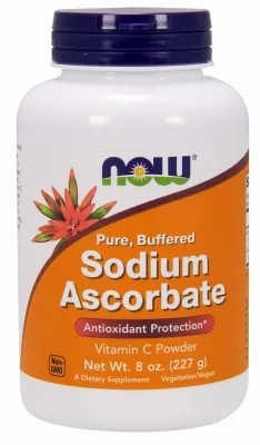 NOW Supplements Sodium Ascorbate Powder - 8 oz.