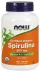 NOW Supplements Spirulina 500 mg, Organic - 180 Tablets
