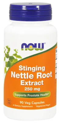 NOW Supplements Stinging Nettle Root Extract 250 mg - 90 Veg Capsules