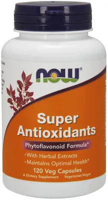 NOW Supplements Super Antioxidants - 120 Veg Capsules