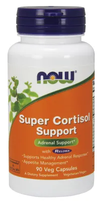 NOW Supplements Super Cortisol Support with Relora - 90 Veg Capsules