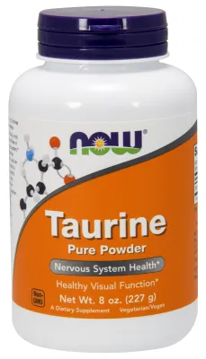 NOW Supplements Taurine Pure Powder - 8 oz.
