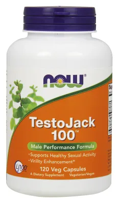 NOW Supplements TestoJack 100 - 120 Veg Capsules