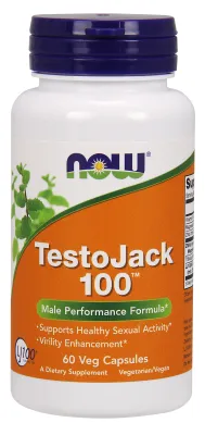 NOW Supplements TestoJack 100 - 60 Veg Capsules