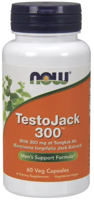 NOW Supplements TestoJack 300 - 60 Veg Capsules