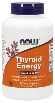 NOW Supplements Thyroid Energy - 180 Veg Capsules