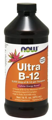 NOW Supplements Ultra B-12 Liquid - 16 oz.