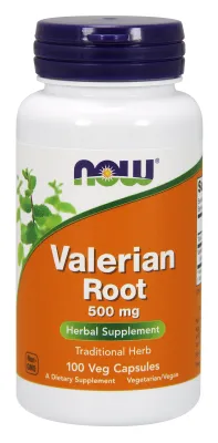 NOW Supplements Valerian Root 500 mg - 100 Veg Capsules