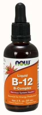 NOW Supplements Vitamin B-12 Complex Liquid - 2 fl. oz.