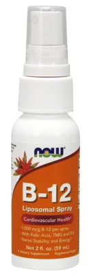 NOW Supplements Vitamin B-12 Liposomal Spray - 2 fl. oz.
