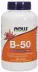 NOW Supplements Vitamin B-50 - 250 Tablets