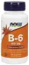 NOW Supplements Vitamin B-6 100 mg - 100 Veg Capsules