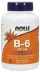 NOW Supplements Vitamin B-6 100 mg - 250 Veg Capsules