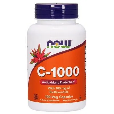 NOW Supplements Vitamin C-1000 - 100 Veg Capsules