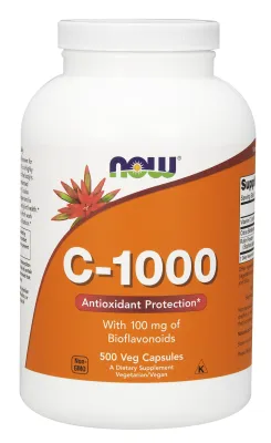 NOW Supplements Vitamin C-1000 - 500 Veg Capsules