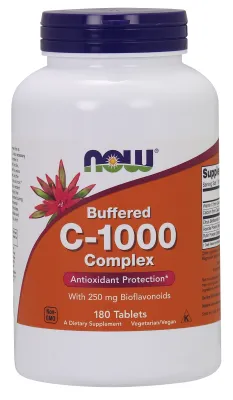 NOW Supplements Vitamin C-1000 Complex - 180 Tablets