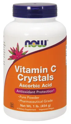 NOW Supplements Vitamin C Crystals - 1 lb. Powder