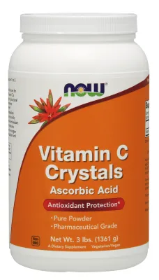 NOW Supplements Vitamin C Crystals - 3 lb. Powder