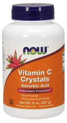 NOW Supplements Vitamin C Crystals - 8 oz. Powder