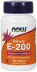 NOW Supplements Vitamin E-200 With Mixed Tocopherols - 100 Softgels