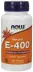 NOW Supplements Vitamin E-400 D-Alpha Tocopheryl - 100 Softgels