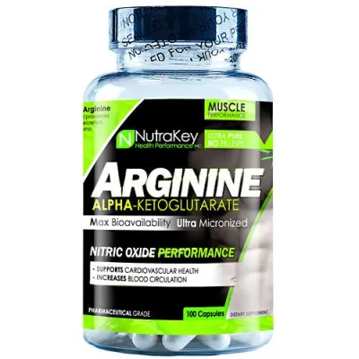 Nutrakey - Arginine, 100 Capsules