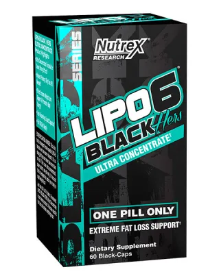 Nutrex Lipo 6 Hers 60 Black Caps