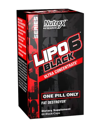 Nutrex Lipo 6 Ultra Concentrate Black 60 Black Caps