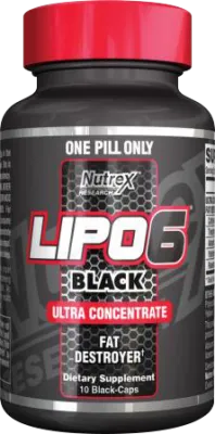 Nutrex Research,Lipo-6 Black Ultra Concentrate , Mini 10 Black-Caps